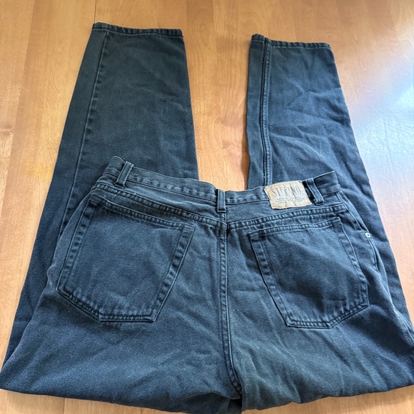 Stefano Man Black Denim Jeans 36X32 Mens - Picture 10 of 11